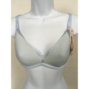 Joyspun Bra Women Size 36C Light Blue Scoop Spacer Underwire Back Close New